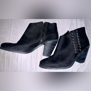 Black ankle boots